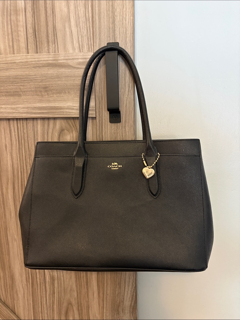 Carryall Coach Black Leather